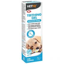 Perrito VetIQ Gel para la dentición, 50 g, alivia el dolor de las encías, reduce la masticación no deseada durante la dentición, contiene aceites de