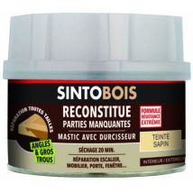 Sinto - Masilla para madera con endurecedor para esquinas / agujeros grandes abeto 500ml 139781