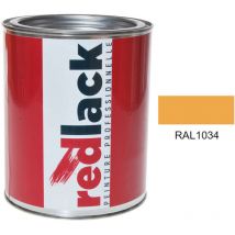 Redlack - Pastellgelb Lack ral 1034 Matt Multi-Support 1L