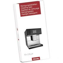 Miele - Pastillas de limpieza (10 x 2,8 g) para cafetera 11201200