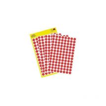 Etiketten 3010 Markierungspunkt Ø8mm rot 416 Stück