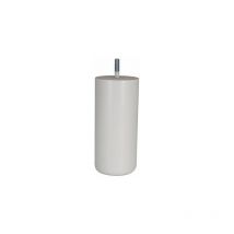 Cime - Pata Cilíndrica para Mueble 68x150mm - Haya Lacada en Blanco
