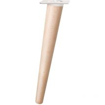 Mengual - Pata Conica Nordic 30 Cms Haya Base Blanca