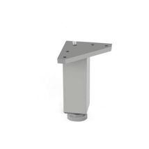 Poignée de meuble – Aluminium – 40 x 40 mm – Taille 150 mm – Entraxe, Matières, Forme, Finition métal, Quantité par pack, Largeur, Type poignée porte,