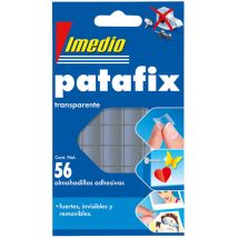 Patafix Pad Adhésif Transparent Amovible 56 Unités. 7001471 Imoyen