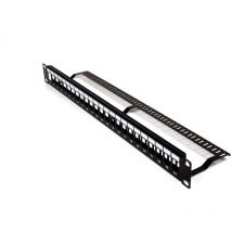 Live House - Patch Panel Rack 1u Vacio 24 Puertos Slim Utp Lapara Networking