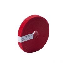 Patchsee - eco-scratch, kabelbinder, 10M LANG,19MM breit, rouge - klettbandrolle pour befestigung de kabeln. preisgünstig, schonen