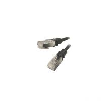 F/7 Rj45 cat6A u/ftp cable 2.1m black - Patchsee