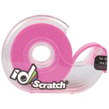 Bande velcro - bobine 2m x 2cm - couleur rose fluo