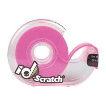 ID-Scratch Klettband - Rolle 2m x 2cm - fluo rosa Farbe