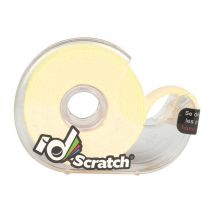 Id-scratch Klettband - Rolle 2m X 2cm - Weiße Farbe