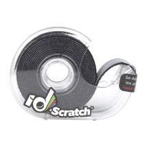 ID-Scratch Klettband - Rolle 2m x 2cm - Farbe schwarz