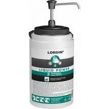 Pâte lavante pour les mains Liquid Power, distributeur inclus - Contenu:3 litres - Lordin