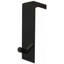 Patère Au-Dessus De La Porte Noir Mat