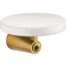 Mamoli - Patere Seifenschale aus gebürstetem Messing, Farbe Gio Ponti 00000600000G Messing gebürstet