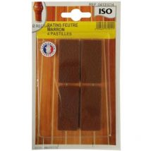 Patins en feutre adhésifs pour meubles, 25 x 45 mm, 4 unités