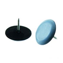 Patin Glisseur Pointe Gris Ø25 4 Pce Vynex