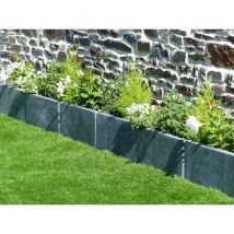Classgarden - Schiefer Patina-Rand 50 cm - Pack 12 Stück - 6 Meter