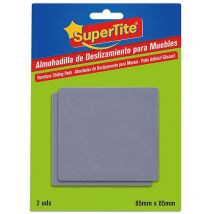 Patines adhesivos cuadrados Supertite 85x85 mm