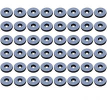 Patins Meubles,Lot de 48 patins de meubles ronds en téflon,Anti-vibration Patins Glisseurs pour Meubles,(Ronde) 19 mm