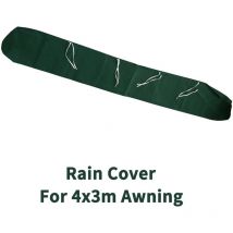 Greenbay - Patio Garden Awning Canopy Sun Shade Shelter Rain Cover Green For 4m Awning