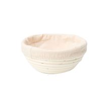 Banneton Osier Rond 25cm Avec Toile Coton - Patisse