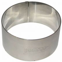 Circolo a Pasticceria Acciaio Inossidabile, Altro, Argento, 3,5 x 7 cm - Patisse