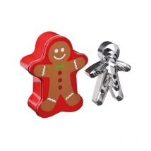 Boîte métal 4 emporte-pièces - Mannele Patisse