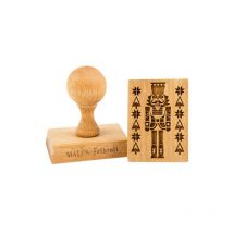 Tampon en bois rectangle - Motif Casse-Noisette Patisse