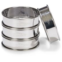 Patisse Tortenring-set Edelstahl 8 Cm Silber