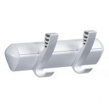 Bezault Sas - Patère sur lice 77 à fixer aluminium 10 têtes Longueur 1578 mm Argent - vachette