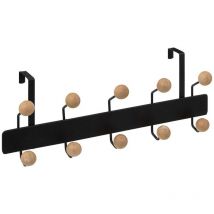 Patère boule bois 10 têtes pour porte
