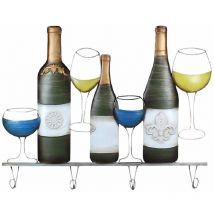 Patère déco murale Vin