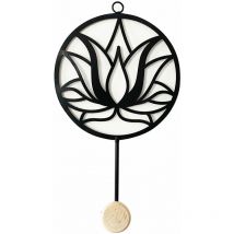 Zen Et Ethnique - Signes Grimalt Mur Percero Orano Percha Flor Loto Perceros Black 28x6x18cm 28664