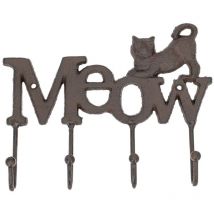 Zen Et Ethnique - Signes Grimalt Mur Percero Orano Cat Meow Perceros Brown 20x16x4cm 27863