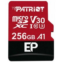 Patriot - Memory PEF256GEP31MCX - 256 Go - MicroSDXC - Classe 10 - 100 Mo/s - 80 Mo/s - Class 3 (U3)