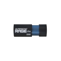 Disque Dur Externe Rétractable Patriot Rage Lite 512 Go, 120 Mo/s, Usb 3.2, Noir