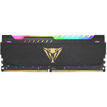 PATRIOT Patriot Memory Viper Elite DDR4 3600 16GB (1x16Go) C16 Module de Mémoire Haute Performance Eclairage LED RGB - Noir (PVSR416G360C0)