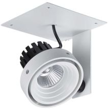 Patrizio Single 3000k - Moderne Technische Led-deckeneinbau Weiß, Schwarz, Warmweiß 3000k 980lm - Italux