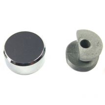 Strauss - Patte à glace ronde laiton chromé 18 ø (mm) 4 pce(s) Vonderweidt