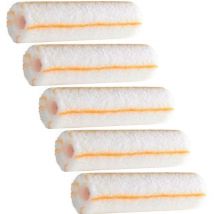 Rayé jaune mini rouleau Rota 1er prix L.100 mm pour sous couche et colle Poils: 12 mm (x5)