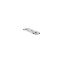 Deco Fer Forge - qualite francaise] - Patte support pour Tube carré largeur 40mm - Longueur 61mm - à visser - inox 316