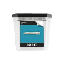 Scell-it - Patte à vis bois essbox avec collerette - Ø10 mm x 60 mm - Boite de 50 - EX-9331111060