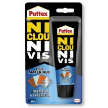 Colla di fissaggio Pattex Né chiodo né vite, 142 gr bianco Pattex