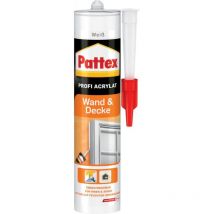 Pattex - Cola pared y techo acrílico 300 ml, blanco (por 12)