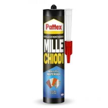 Pattex - Colle d'assemblage Millechiodi Résistant à l'eau Humide Ready Grip Mille Ongles (450 Gr)