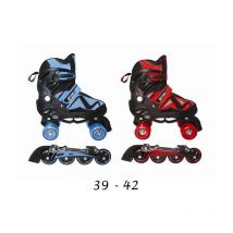 Pattini In linea a 4 Rotelle 39-42 Scarpa Allungabili Freno 100 kg Bambini - Colore Celeste