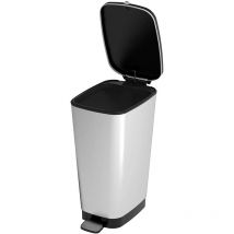 Keter pattumiera l steel pedale con secchio 40 lt