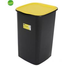Pattumiera Belli e Forti riciclo giallo/nero 53 x 37 x 36 cm