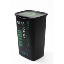 Pattumiera bidone per raccolta differenziata riciclo vetro 50 litri